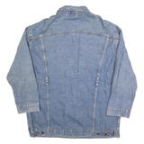 LEVI'S Mens Blue Denim Button Jacket S Cotton Classic Casual Outerwear
