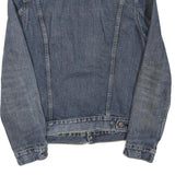 LEVI'S Mens Blue Cotton Blend Denim Jacket M Classic Button Closure Retro Style