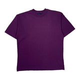 Blank Daniel Hechter Single Stitch T-Shirt - XL Purple Cotton