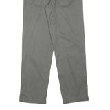 TOMMY HILFIGER Mens Cotton Blend Grey Regular Fit Straight Trousers W30 L32