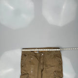 Carhartt Cargo Trousers - 34W 34L Khaki Cotton