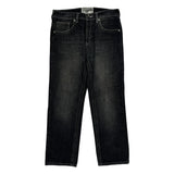 White Tag Contrast Stitch Jeans - 32W 30L Dark Wash Cotton