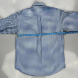 Polo By Ralph Lauren Checked Shirt - Small Blue Cotton
