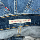 501 Levis Jeans - 25W US 2 Blue Cotton