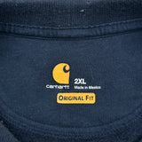 Carhartt Sweatshirt - 2XL Navy Cotton