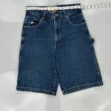 Dtek Carpenter Shorts - 30W 12L Dark Wash Cotton