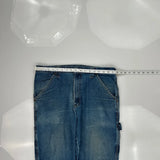 Wrangler Carpenter Jeans - 35W 30L Blue Cotton