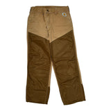 Carhartt Double Knee Carpenter Pants - 32W 30L Khaki Cotton