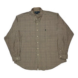 Blake Ralph Lauren Checked Shirt - 2XL Brown Cotton