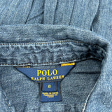 Age 8 Polo By Ralph Lauren Dress - Small Blue Denim