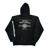 Legendary Harley Davidson Graphic Hoodie - XL Black Cotton