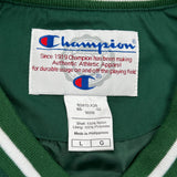 Champion Windbreaker - Large Green Nylon