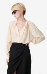 Blouse 3eva88-v09301 Poudre