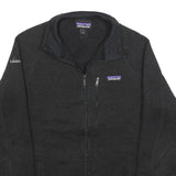 PATAGONIA Mens Black Fleece Jacket S Polyester Blend Zip Outdoor Casual