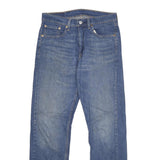 LEVI'S 505 Mens Jeans Blue Regular Straight Denim Medium W32 L32 Classic Zip
