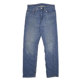 LEVI'S 505 Mens Jeans Blue Regular Straight Denim Medium W32 L32 Classic Zip