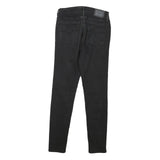 LEVI'S 710 Womens Jeans Black Slim Skinny Denim W24 L26 Zip Cotton Blend
