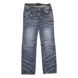 YOU GIVE ME FEEL Womens Jeans Blue Regular Straight Denim Medium W28 L30 Stylish