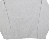 MV SPORT Womens Grey Simpson University Crew Neck L Sweatshirt Cotton Blend