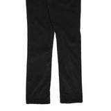 CALVIN KLEIN JEANS Womens Cotton Blend Black Regular Straight Trousers W27 L29