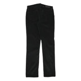 CALVIN KLEIN JEANS Womens Cotton Blend Black Regular Straight Trousers W27 L29