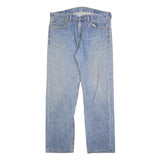 LEVI'S 505 Mens Jeans Blue Regular Straight Denim Medium W38 L34 Classic Fit Zip