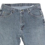 WRANGLER Mens Denim Blue Casual Shorts L W36 Classic Cotton Blend Summer