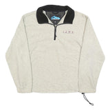 TRU-MOUNTAIN Mens Cream & Black Pullover Plain Crew Neck Basic Knit Jumper M