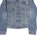 LEVI'S Mens Blue Denim Cotton Classic Jacket M Button Plain Casual Fashion