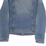 LEVI'S Mens Blue Denim Cotton Classic Jacket M Button Plain Casual Fashion