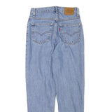 LEVI'S Womens Relaxed Light Blue Denim Jeans W24 L26 Classic Cotton Blend Zip