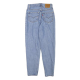 LEVI'S Womens Relaxed Light Blue Denim Jeans W24 L26 Classic Cotton Blend Zip