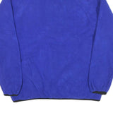 WORLD FAMOUS Mens Blue Jacket L Polyester Blend Zip Up Plain Comfortable Casual