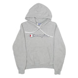 CHAMPION Mens Grey Hoodie M Cotton Blend Pullover Hooded Sweatshirt Casual