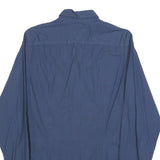 TOMMY HILFIGER Mens Blue Button Down Shirt M Cotton Blend Casual Stylish