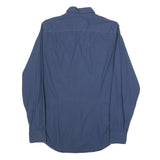 TOMMY HILFIGER Mens Blue Button Down Shirt M Cotton Blend Casual Stylish