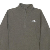 THE NORTH FACE Womens Grey Jacket XS Polyester Blend Plain Zip Lightweight