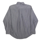 TOMMY HILFIGER Mens Grey Shirt S Button Down Long Sleeve Cotton Blend Casual