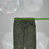 Dickies Carpenter Trousers - 30W 31L Grey Cotton