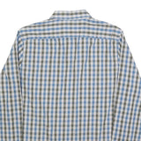 LEE Mens Blue & Green Check Shirt L Cotton Long Sleeve Button Collar Casual