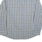 LEE Mens Blue & Green Check Shirt L Cotton Long Sleeve Button Collar Casual