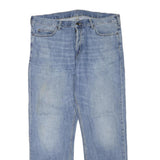 CARHARTT Mens Jeans Blue Regular Straight Denim Rinse W42 L32 Casual Workwear