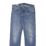LEVI'S 501 Mens Jeans Blue Regular Straight Denim Medium W31 L30 Classic Fit