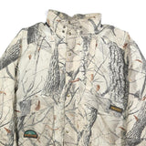 SPORTCHIEF Mens Beige & Grey Camo Outdoor Jacket 2XL Cotton Zip