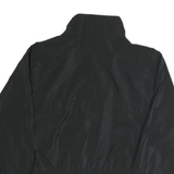 CHAMPION Mens Black Jacket L Polyester Blend Plain Zip Casual Sportswear