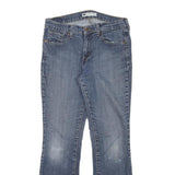 LEVI'S Womens 515 Regular Fit Straight Blue Denim Cotton Blend W29 L28 Zip Jeans