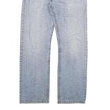 LEVI'S 514 Mens Jeans Blue Slim Straight Denim Medium W33 L30 Classic Zip Button