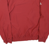 ADIDAS Mens Red Lightweight V-Neck Casual Jacket XL Polyester Blend Plain