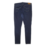 LEVI'S 711 Womens Jeans Blue Slim Skinny Denim W34 L31 Stretch Zip Fastening