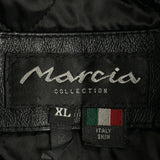 All Stars Marcia Graphic Leather Jacket - XL Black Leather